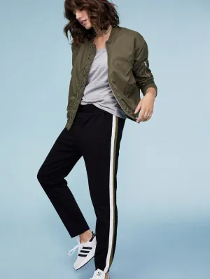 Jay LENZING™ ECOVERO™ Hose | Kaviar Schwarz & Olive