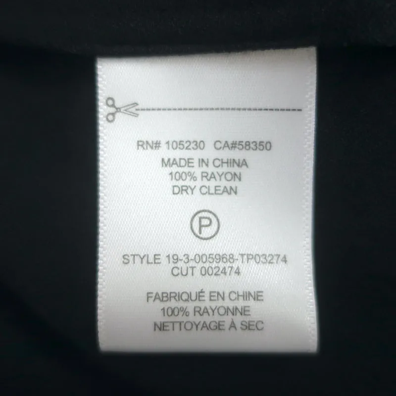 Joie Bluse Addalla Schwarz Geraffte Krepp-Größe Large Blouson-Ärmel Top NEU