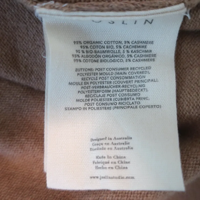 Joslin Tanktop mit Zopfmuster in Sand aus Baumwolle-Kaschmir Größe US 4