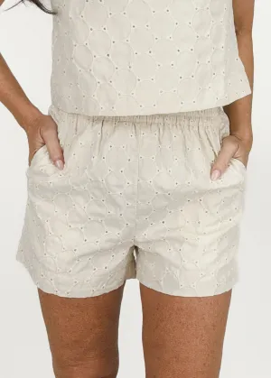 Bestickte Kit-Shorts