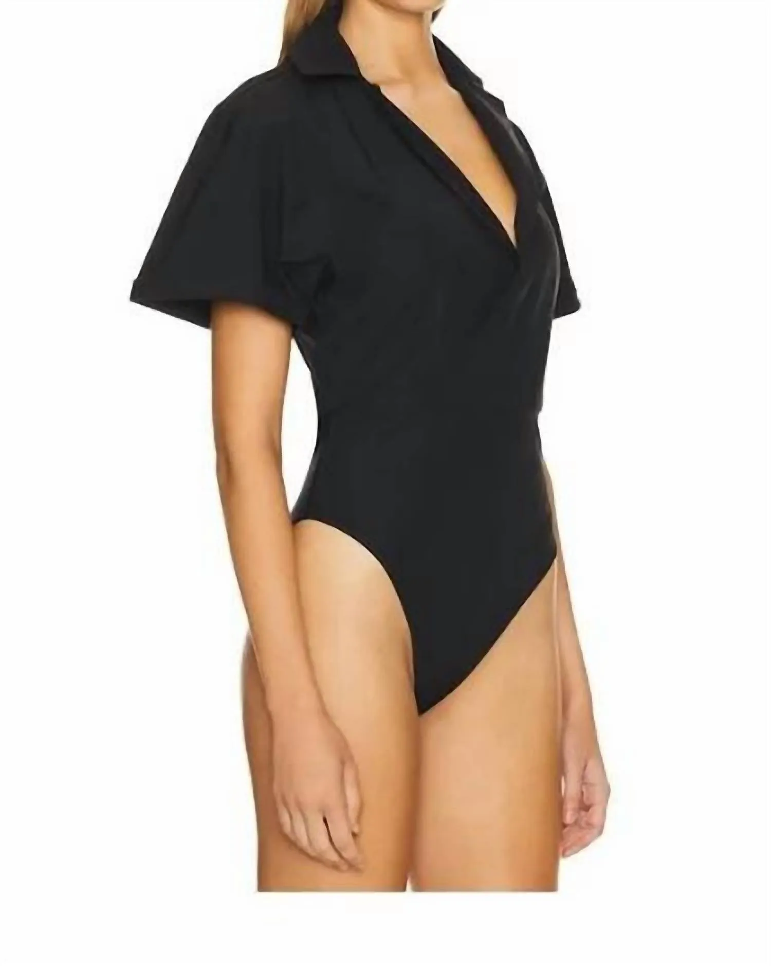 Lasia Bodysuit in Schwarz