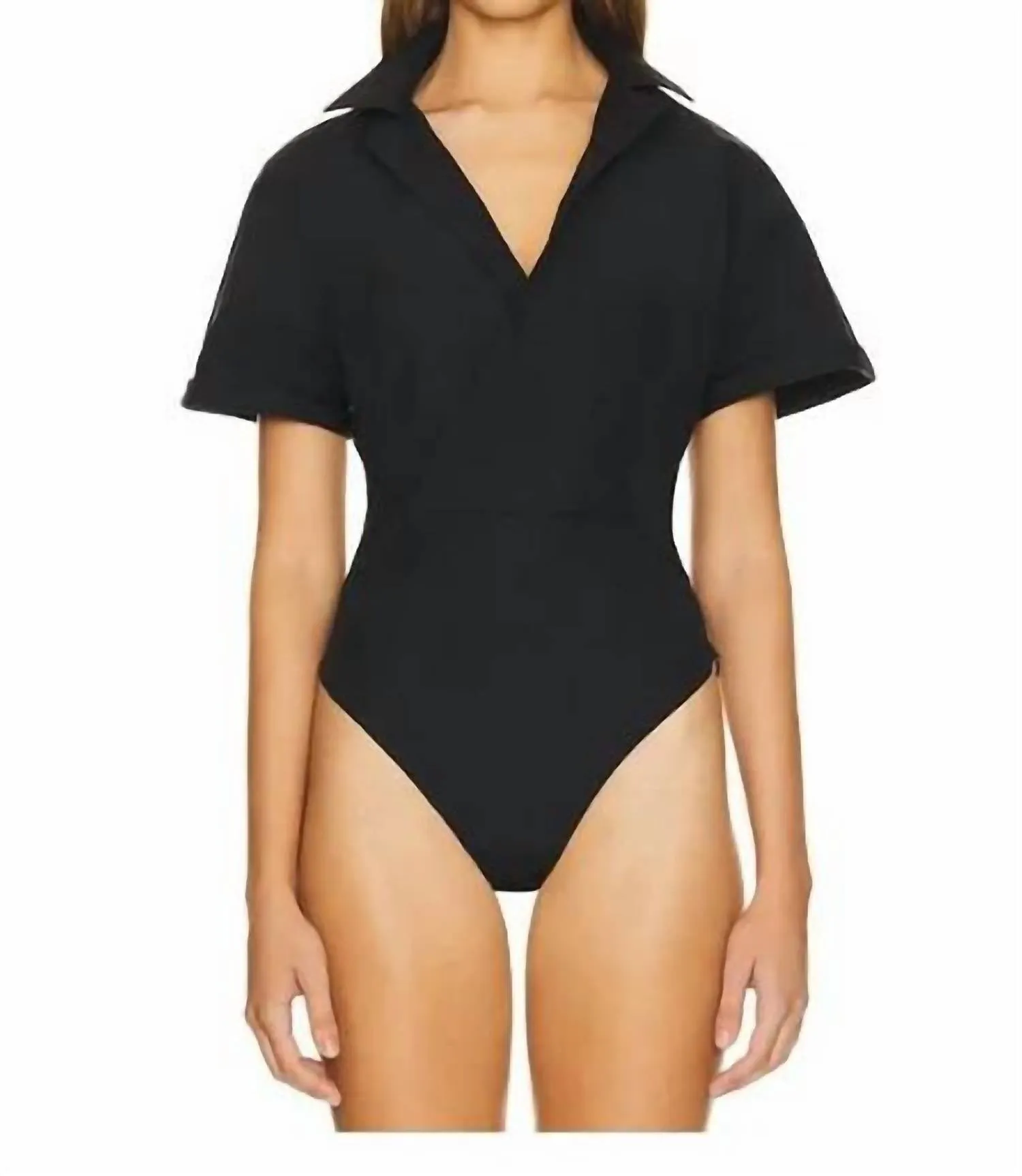 Lasia Bodysuit in Schwarz