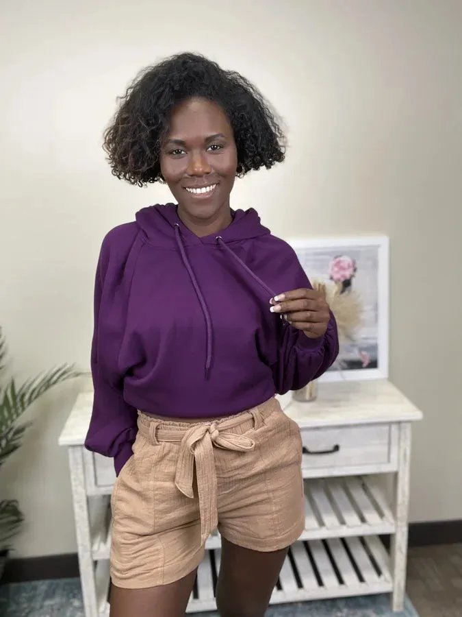 Let's Live It Up Damen Shorts mit abnehmbarem Gürtel