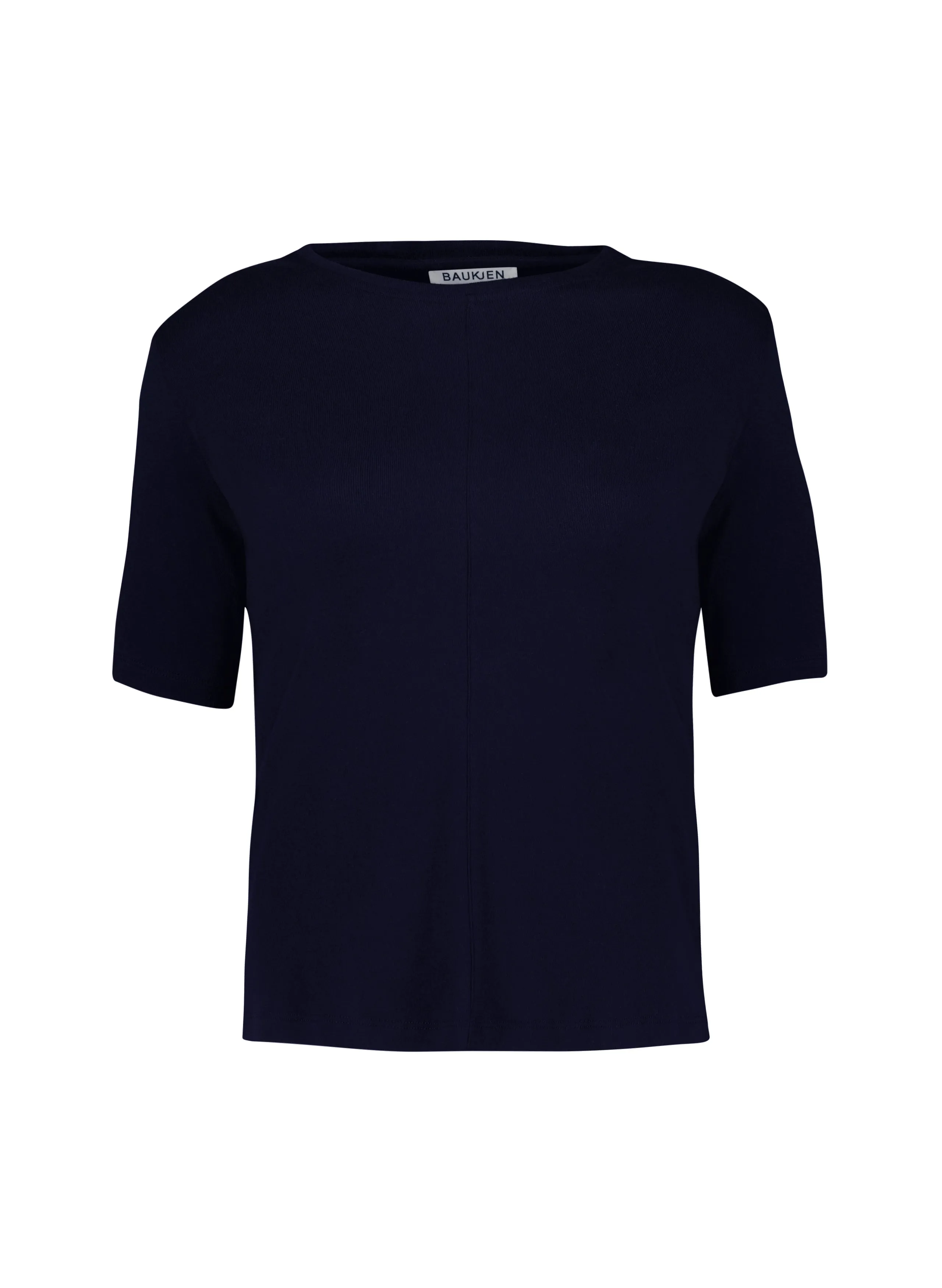 Liljana Regenerative Cotton Slim Tee | Klassisch Marineblau