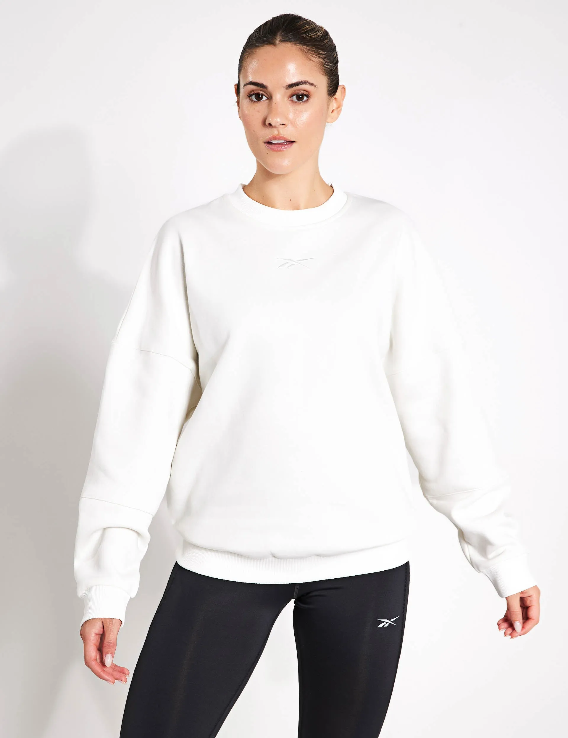 Lux Oversized Crew - Kreide