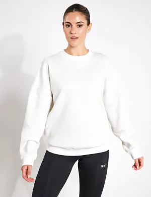 Lux Oversized Crew - Kreide