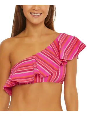 Marai Damen Bikini Oberteil mit Einem Träger und Streifen