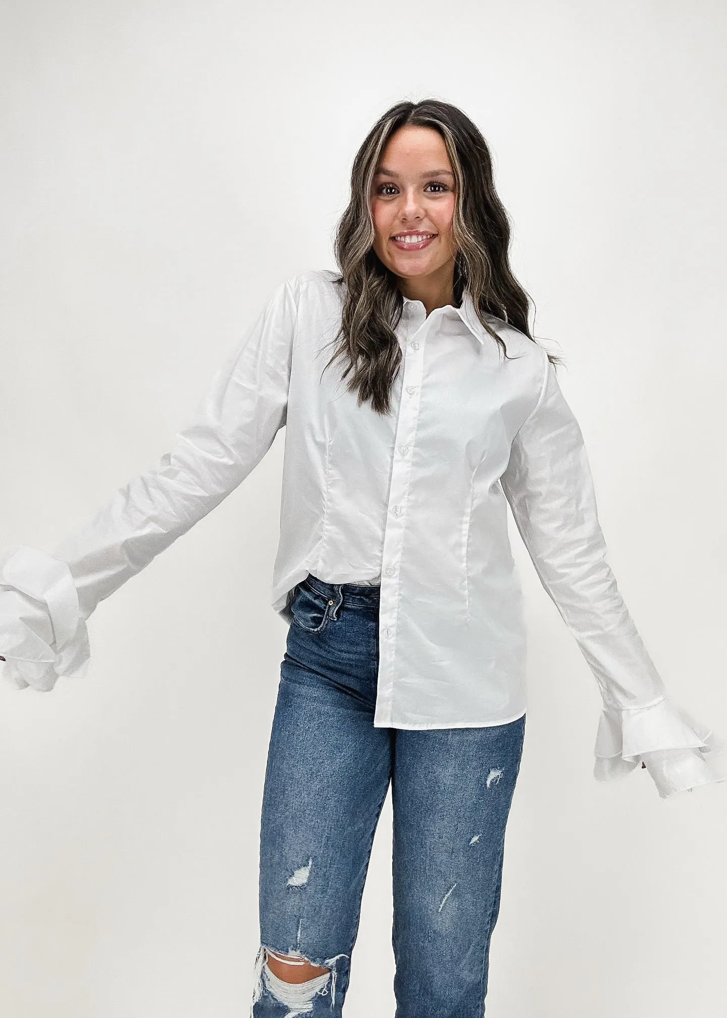 Mary Button-Down-Bluse