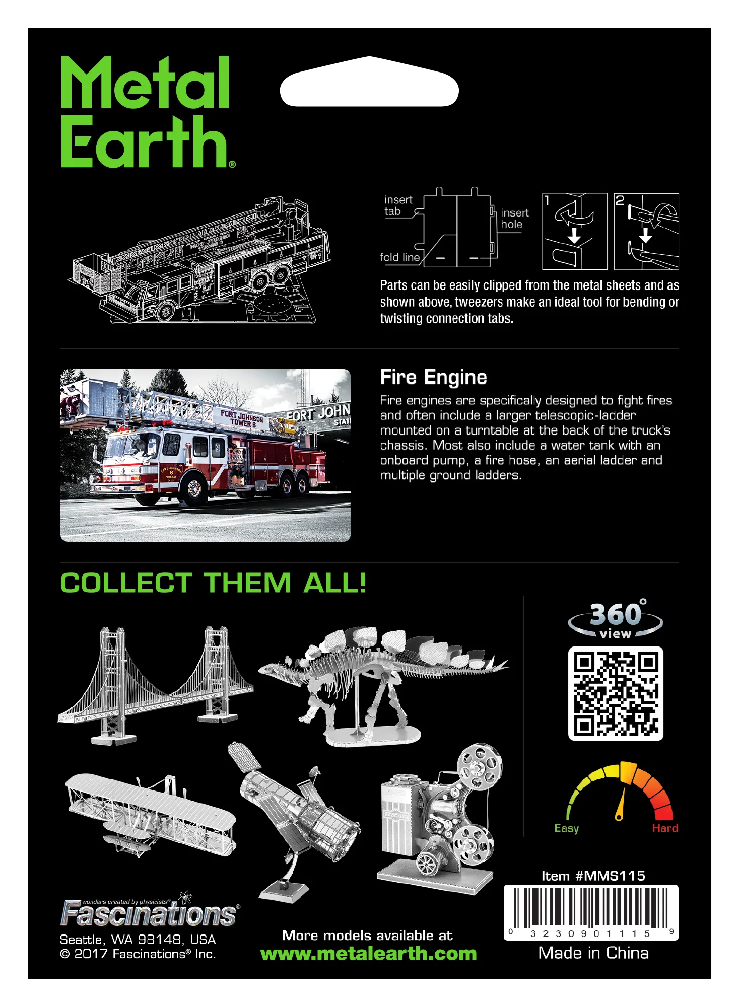 Metal Earth - Feuerwehrfahrzeug