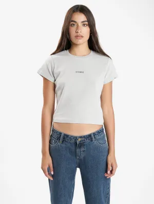 Minimalistische Thrills Mini T-Shirt - Austerngrau