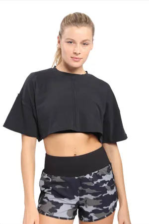 Mono B Pima Baumwolle Ultra Cropped Top KT-B0152