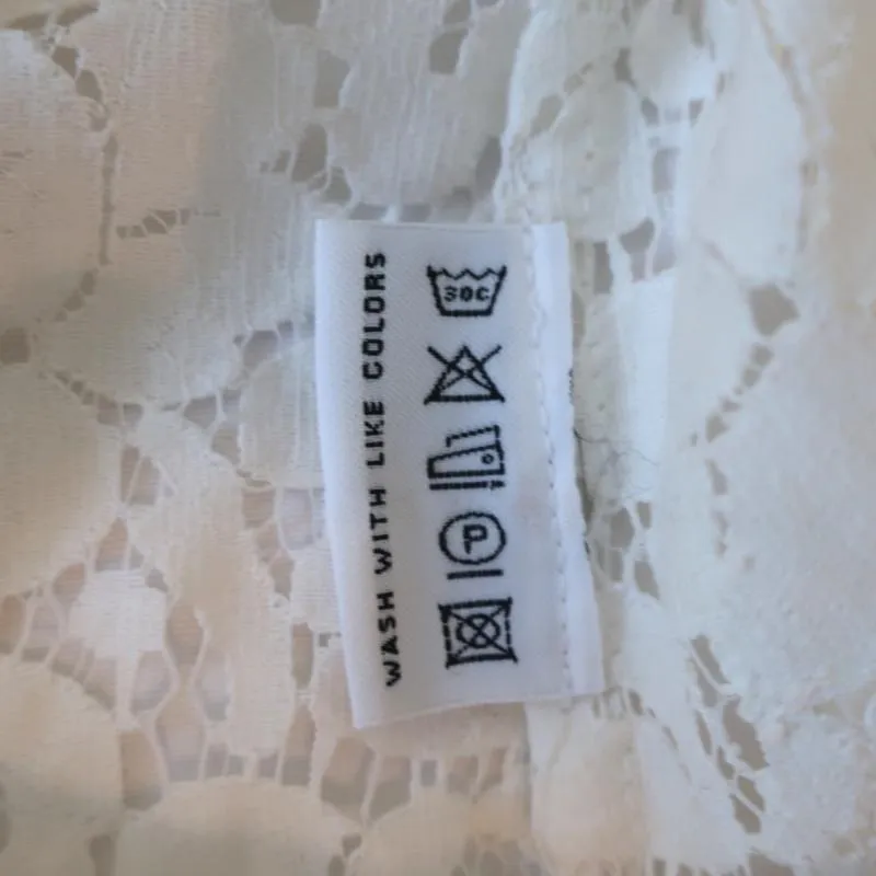 M.Patmos Spitzentop Weiß Größe Extra Small Ärmellose Bluse