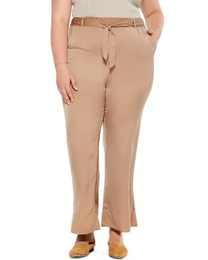 NIC ZOE Plus Weicher Fall Weite Bein Hose