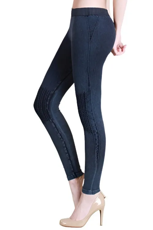 NikiBiki Vintage Knie-Rüschen-Leggings NB6547