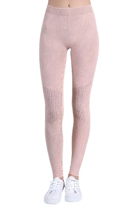 NikiBiki Vintage Knie-Rüschen-Leggings NB6547