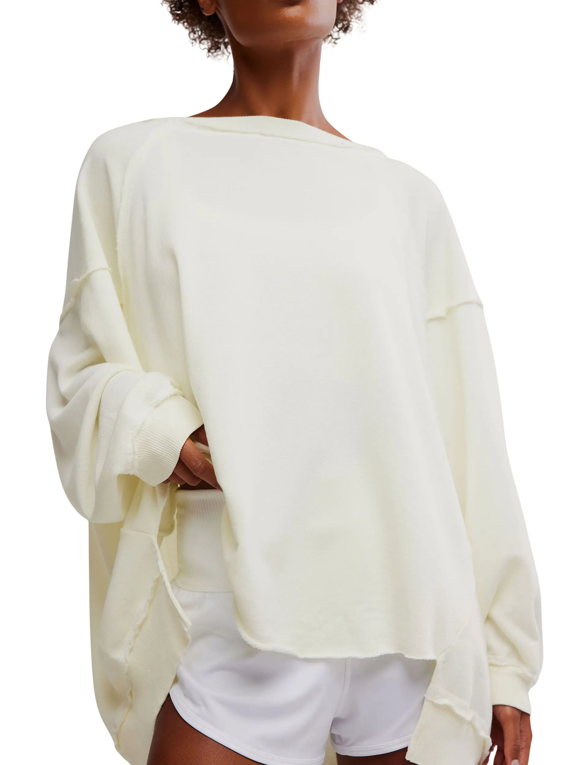 One To Beat Pullover - Elfenbein