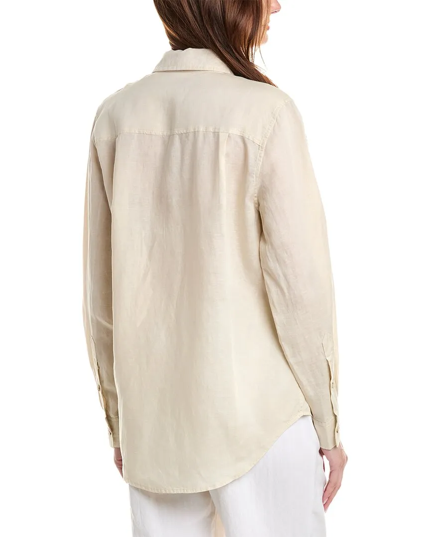 Onia Air Leinen-Mix Klassisches Übergroßes Button-Down-Hemd