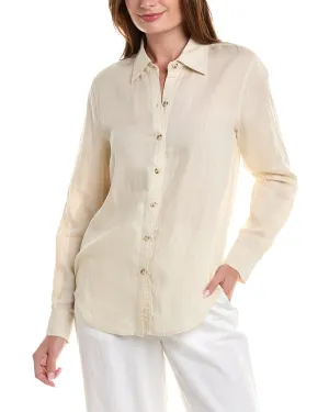 Onia Air Leinen-Mix Klassisches Übergroßes Button-Down-Hemd