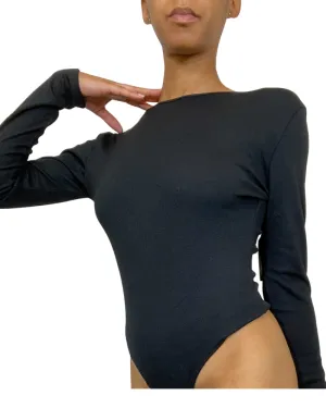 Onzie Flow Langarm-Leotard mit Rippenstruktur 3844