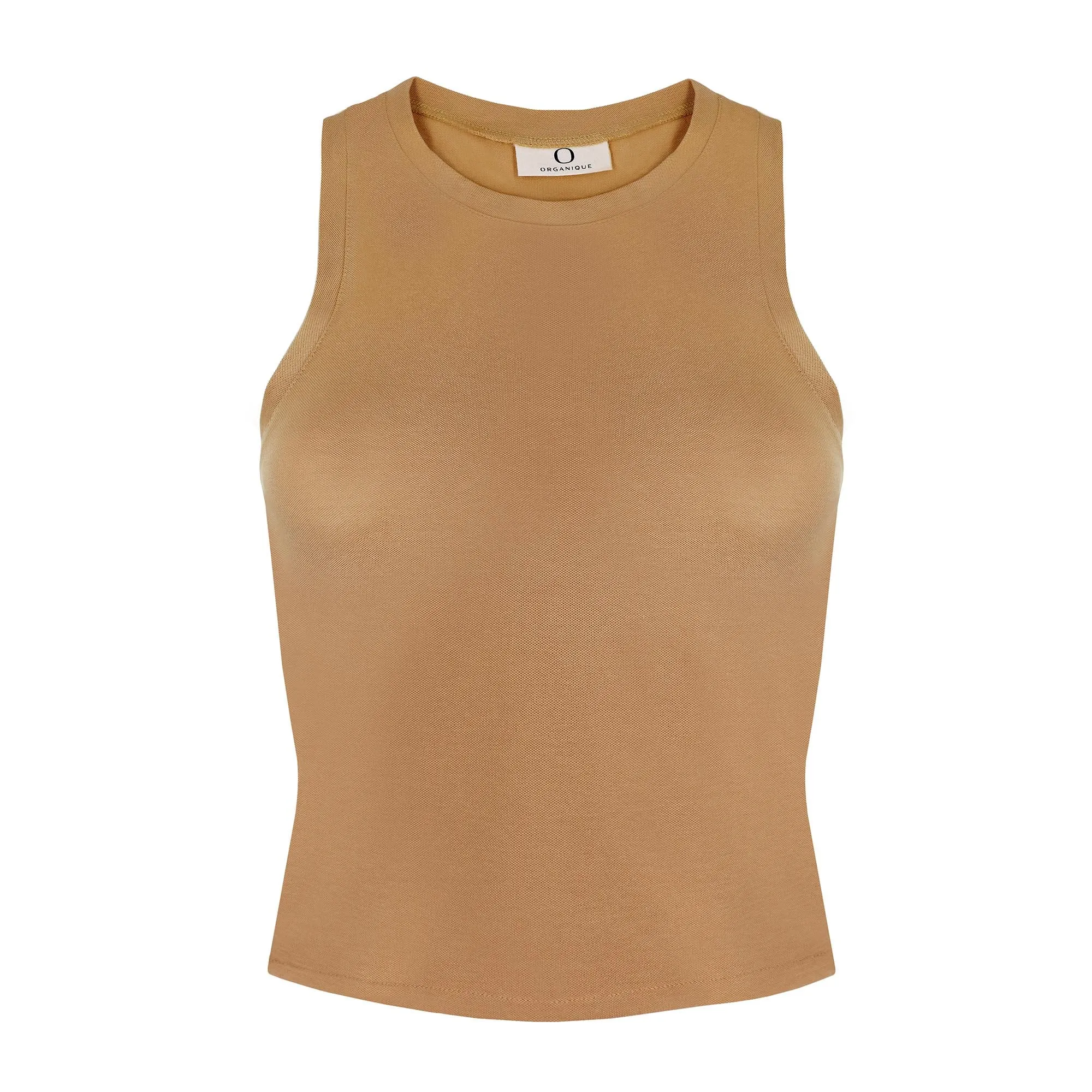 Bio-Baumwoll-Tanktop | Hellbraun