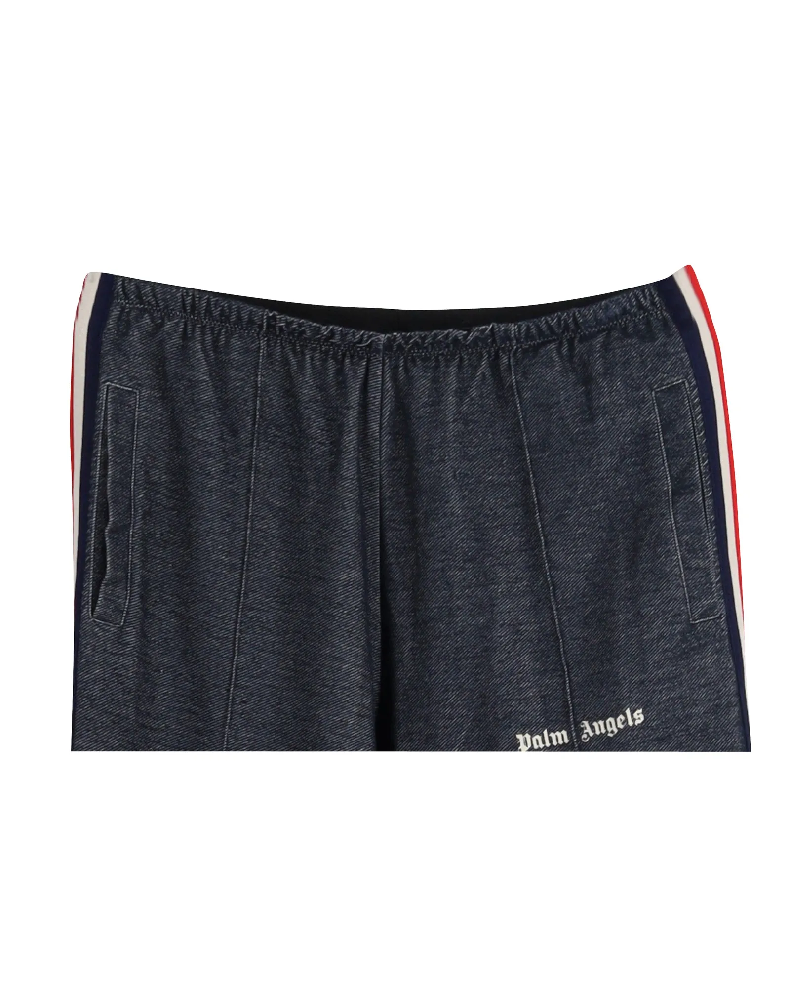 Palm Angels Elastische Weite Jogginghose in Marineblau aus Baumwolle