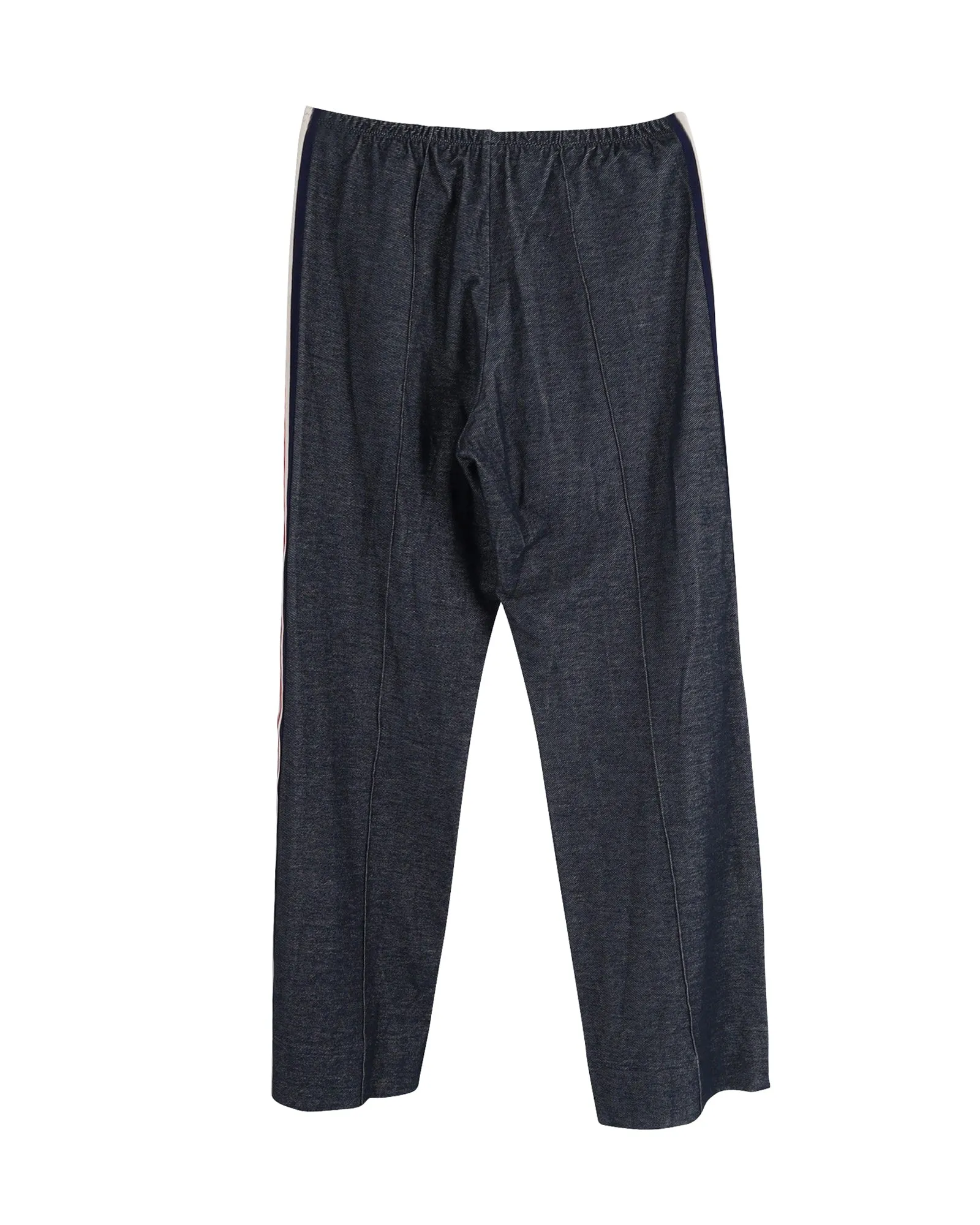 Palm Angels Elastische Weite Jogginghose in Marineblau aus Baumwolle