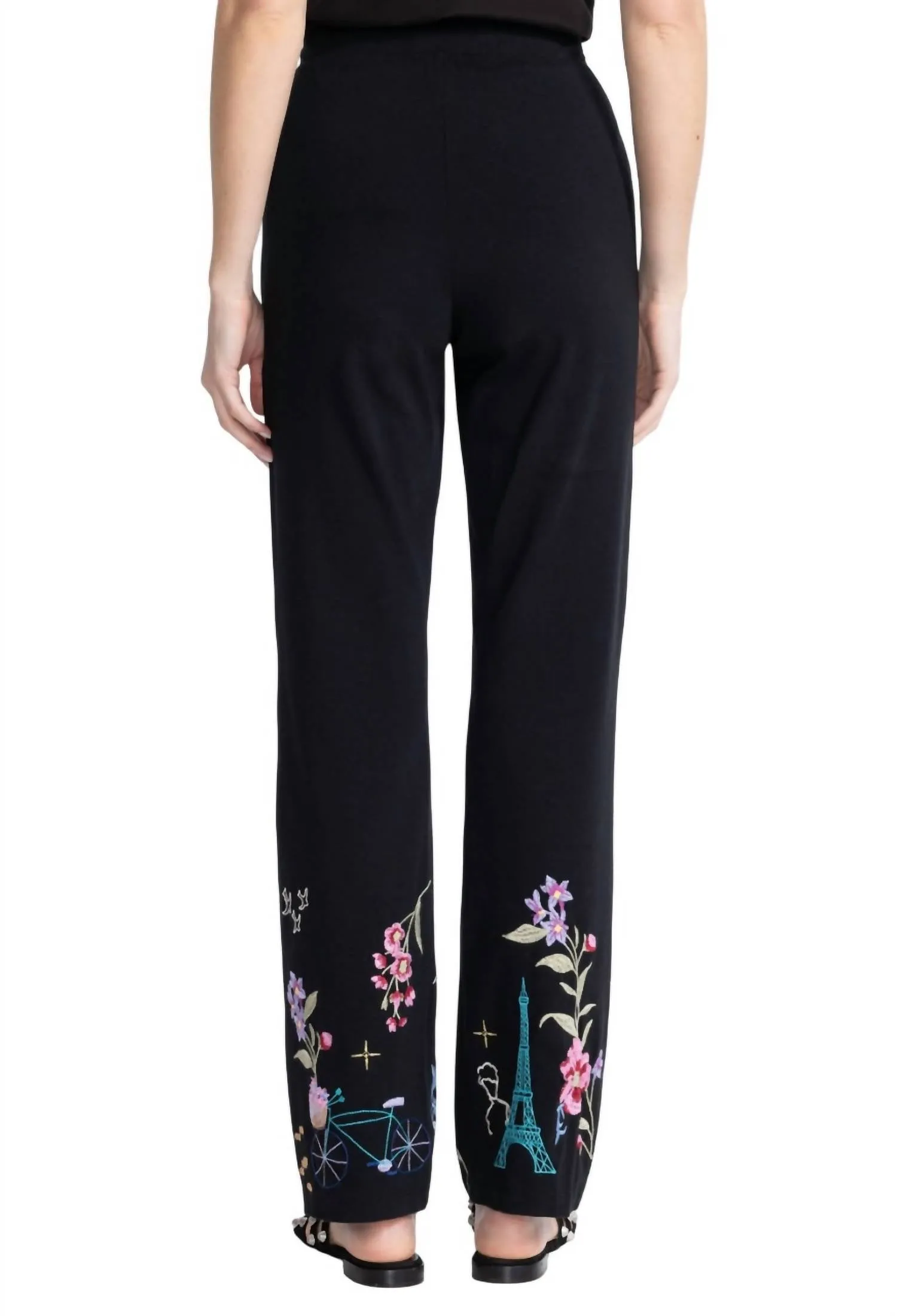 Paris Baby Boot Legging in Schwarz
