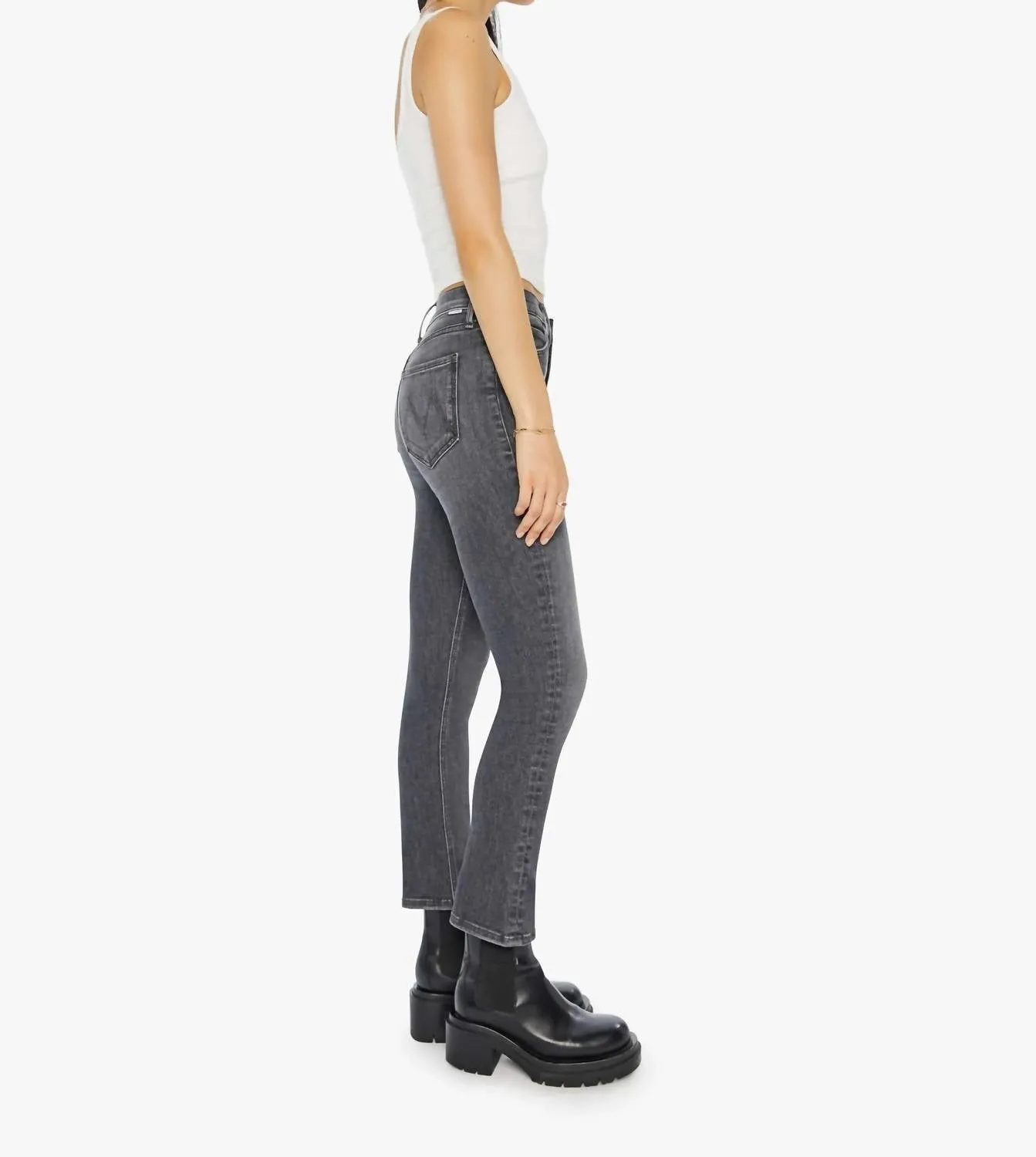 Pixie Mid Rise Dazzler Knöcheljeans