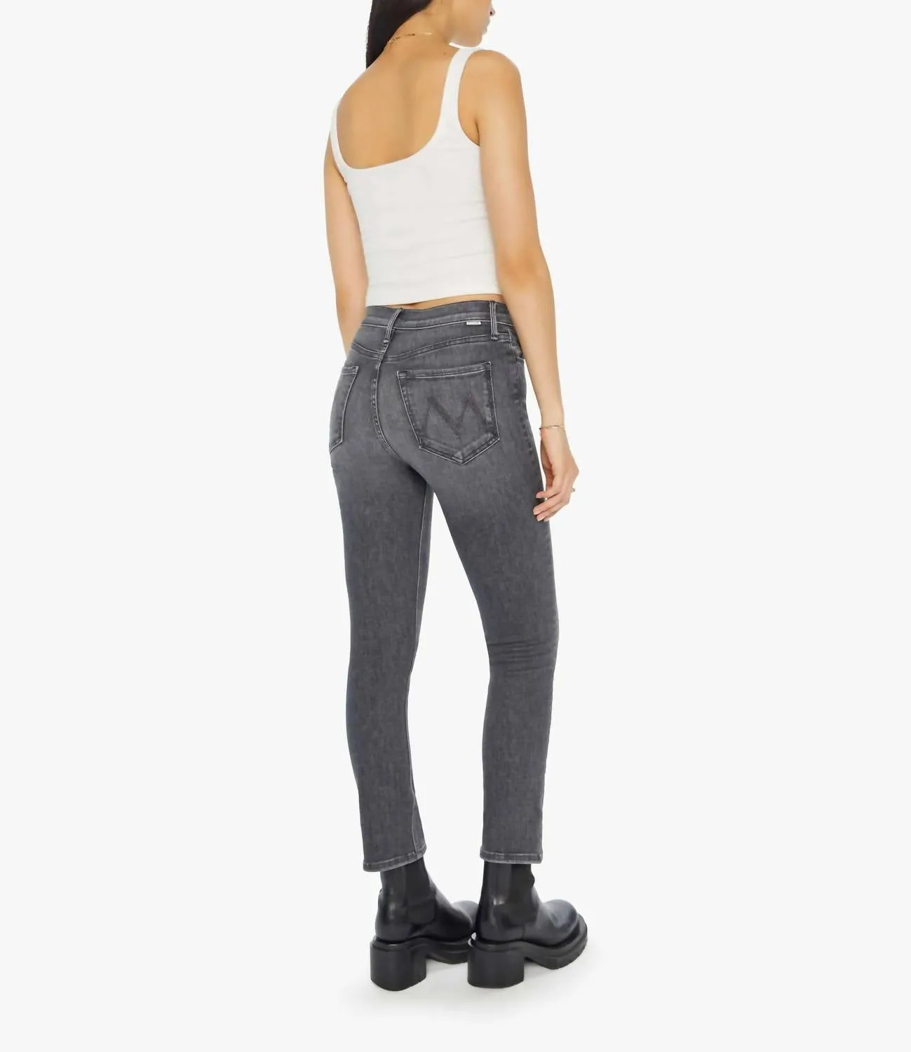 Pixie Mid Rise Dazzler Knöcheljeans