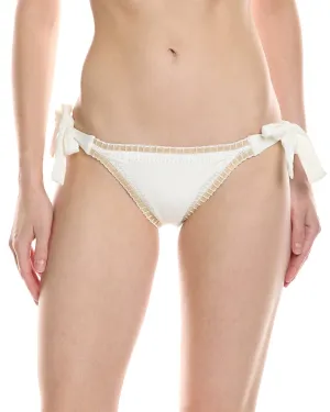 Platin Inspiriert von Solange Ferrarini Bikini-Höschen mit Seitenschleife