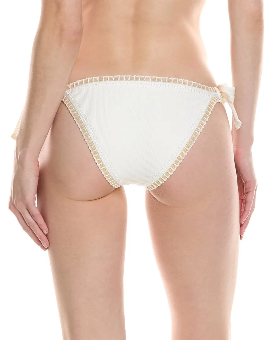 Platin Inspiriert von Solange Ferrarini Bikini-Höschen mit Seitenschleife
