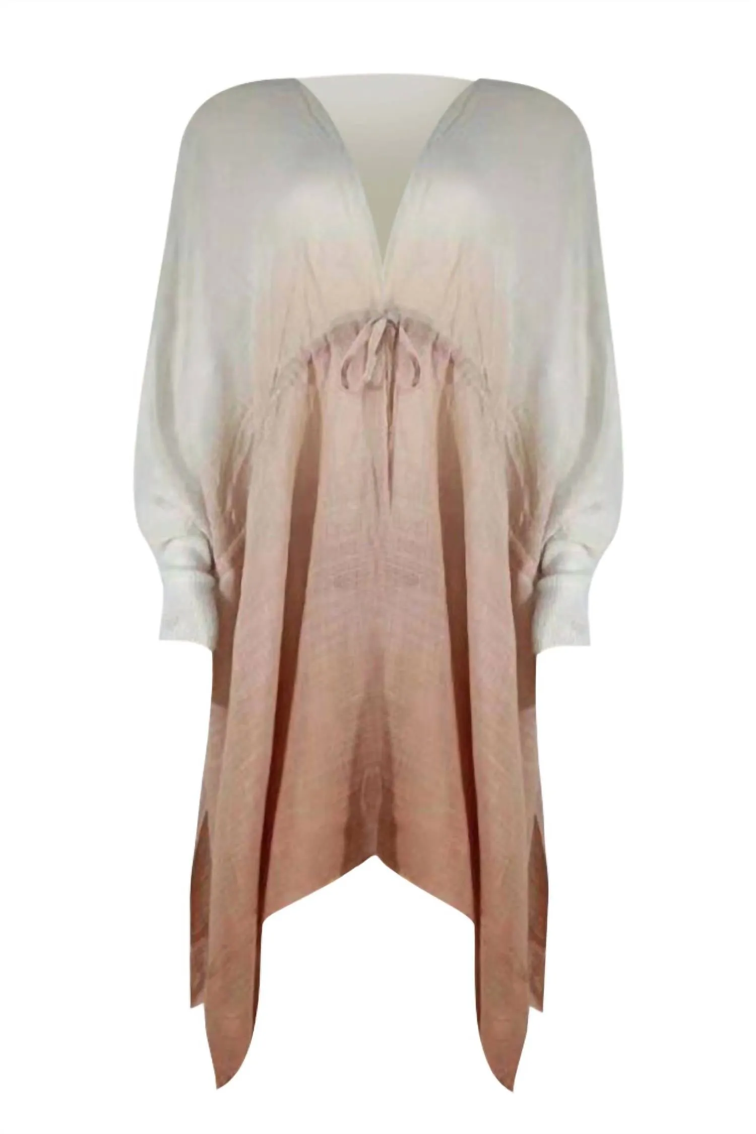 Plus Size Dip Dye Umhang in Marsala