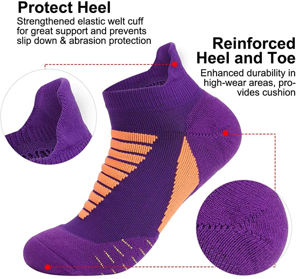 Professionelle Laufsocken aus Baumwolle, dicke Frotteesocken für Sommer, Basketball, Tennis, Herren Sportsocken mit Stoßdämpfung und Feuchtigkeitstransport