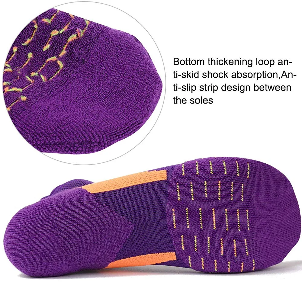 Professionelle Laufsocken aus Baumwolle, dicke Frotteesocken für Sommer, Basketball, Tennis, Herren Sportsocken mit Stoßdämpfung und Feuchtigkeitstransport