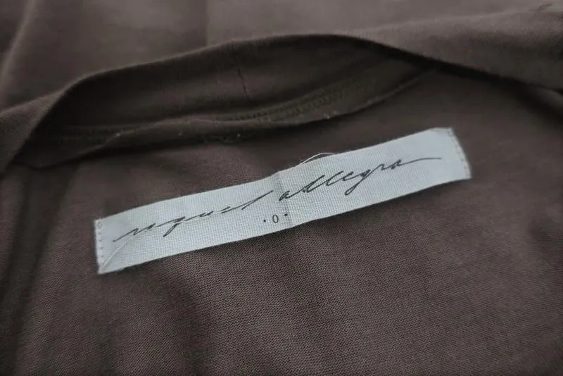 Raquel Allegra Tanktop Dunkelbraun Seide & Jersey Größe 0 Ärmelloses Muskelshirt