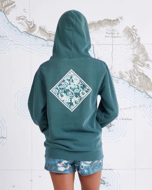Retro Tippet Boyfriend Hoody - Ermüdung