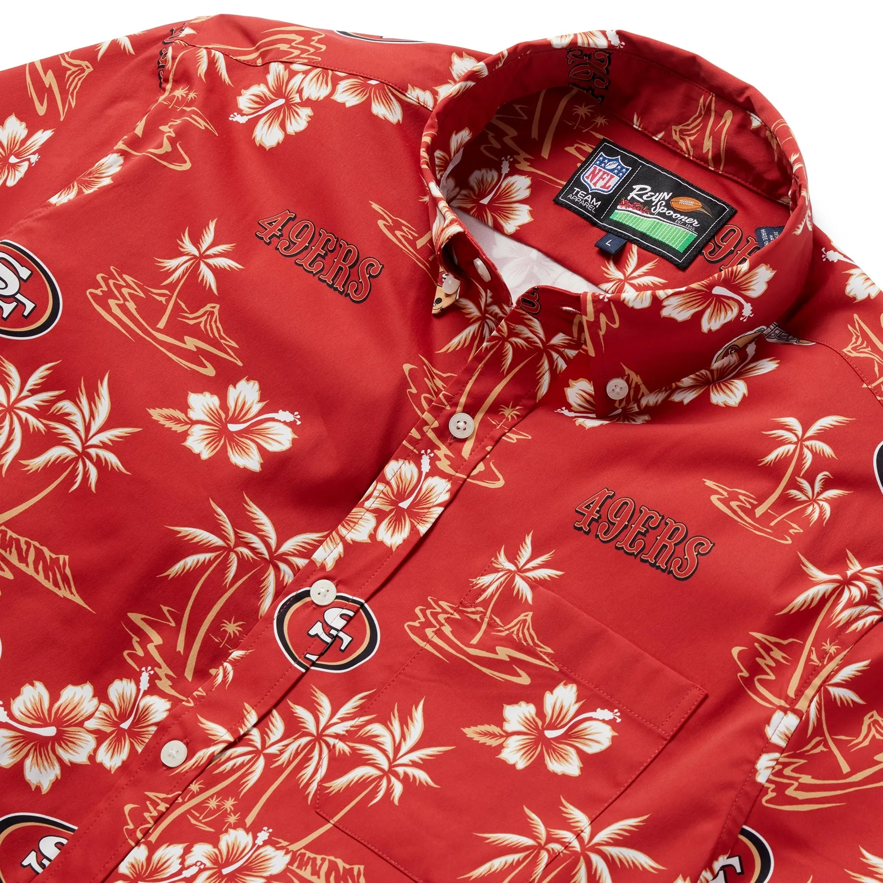 Reyn Spooner San Francisco 49ers Camp-Shirt