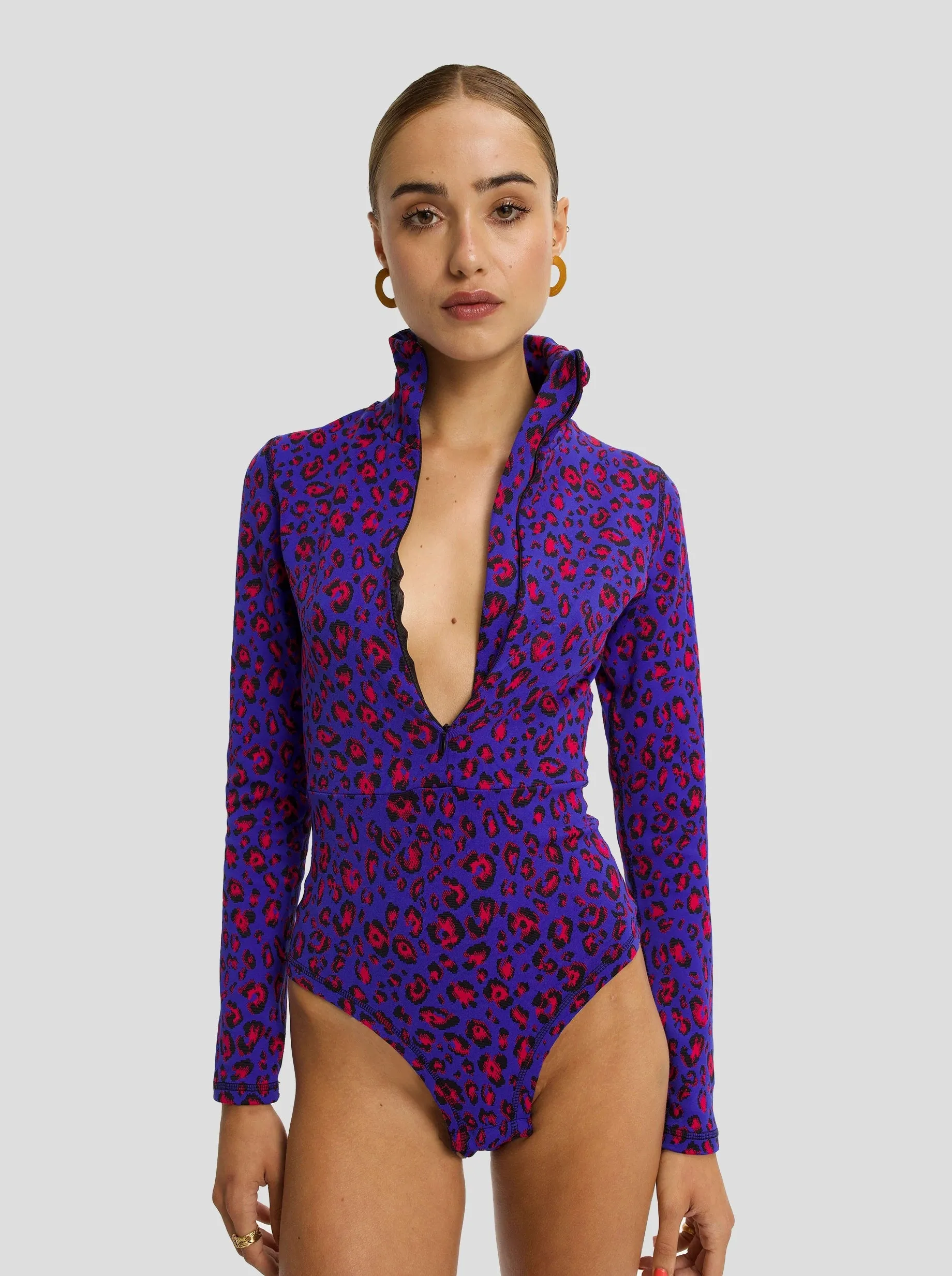 Ricci Body im Leoparden-Arktik-Jersey