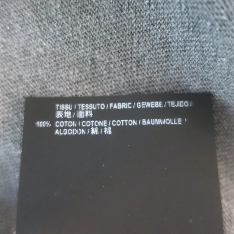 Saint Laurent Gestreiftes T-Shirt Grau & Schwarz Baumwolle Größe S Kurzarm Oberteil