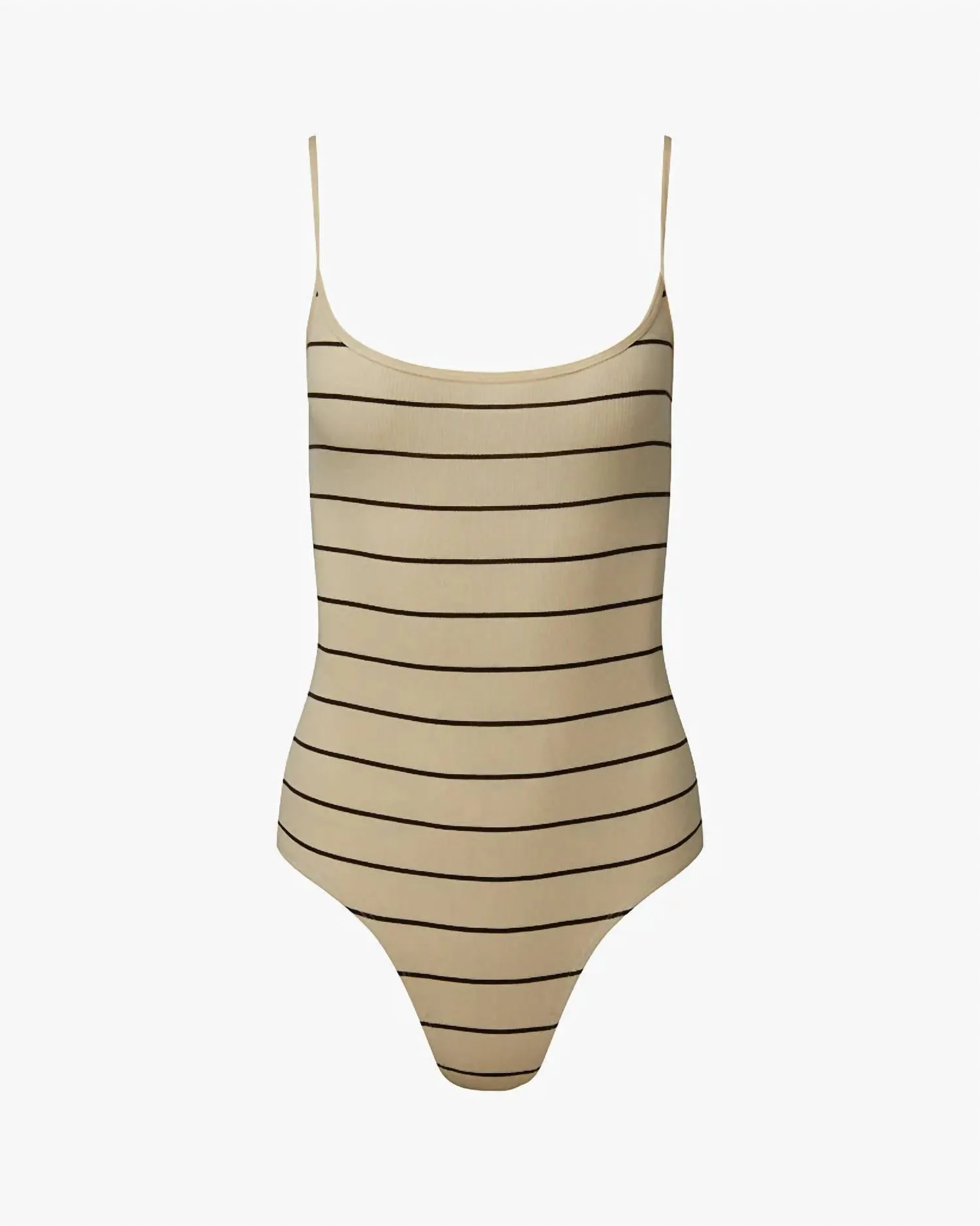 Scoop Cami Bodysuit in Creme