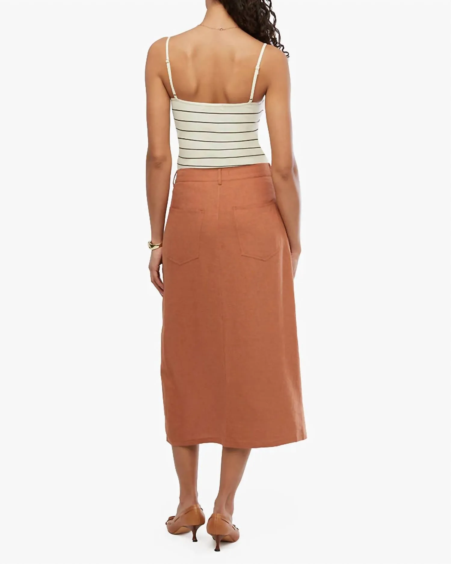 Scoop Cami Bodysuit in Creme