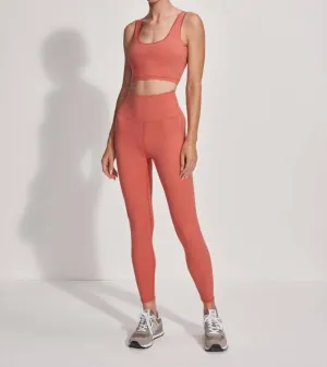 Shape High-Waist Leggings in Mineralrot
