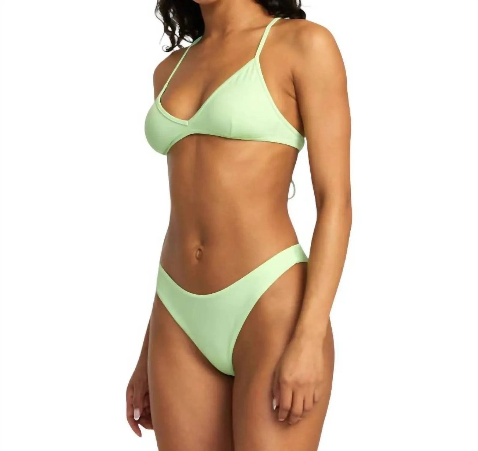 Solide Medium Bikini-Unterteil In Leuchtender Farbe