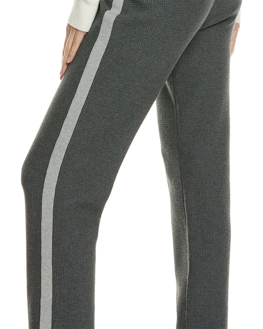 St. John Melange Zuschauer Stretch Piqué Strickhose