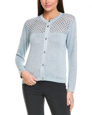 St. John Glitzer Häkelcardigan