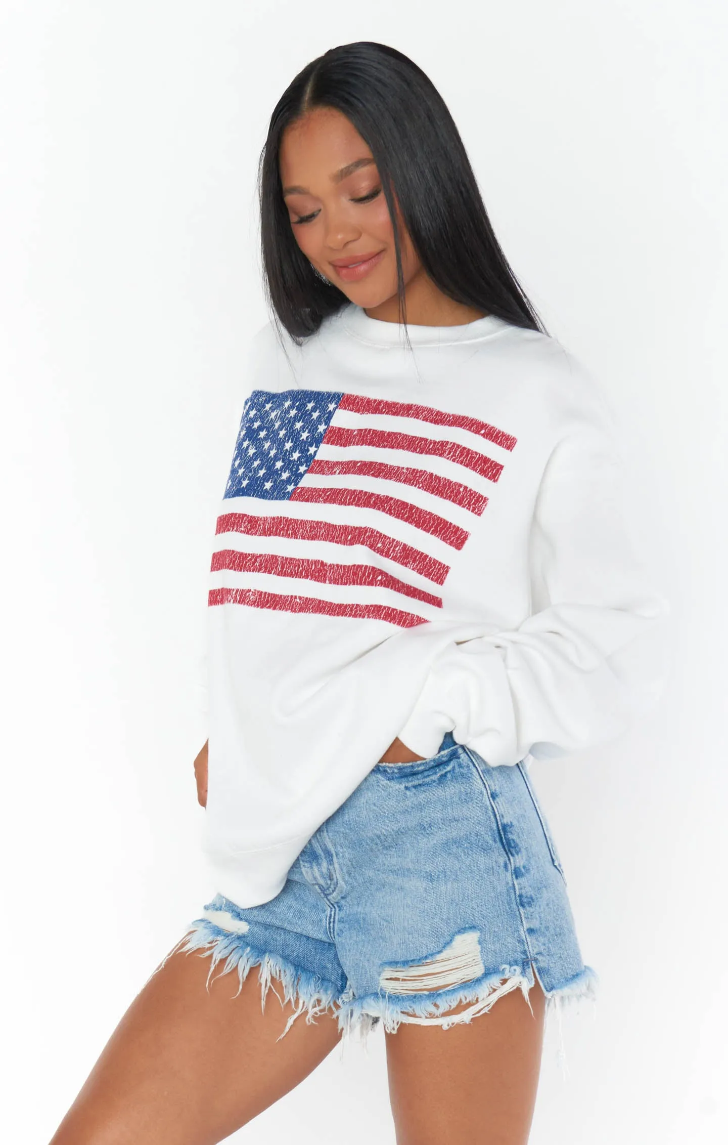 Stanley Sweatshirt ~ Amerikanische Flaggen Grafik