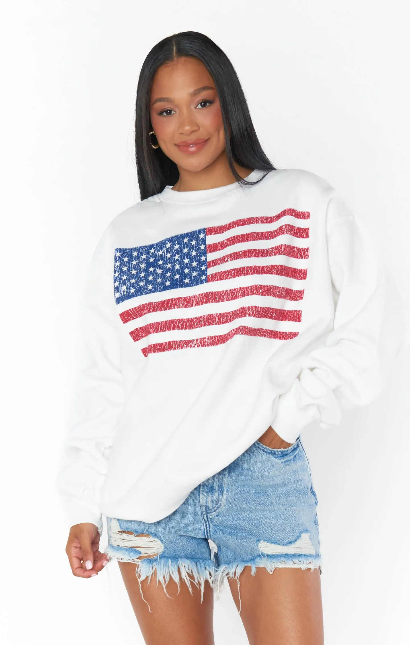 Stanley Sweatshirt ~ Amerikanische Flaggen Grafik