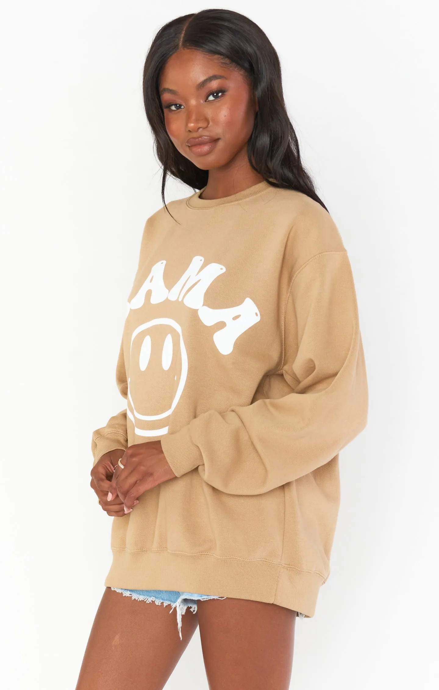 Stanley Sweatshirt ~ Lächel Mama Grafik