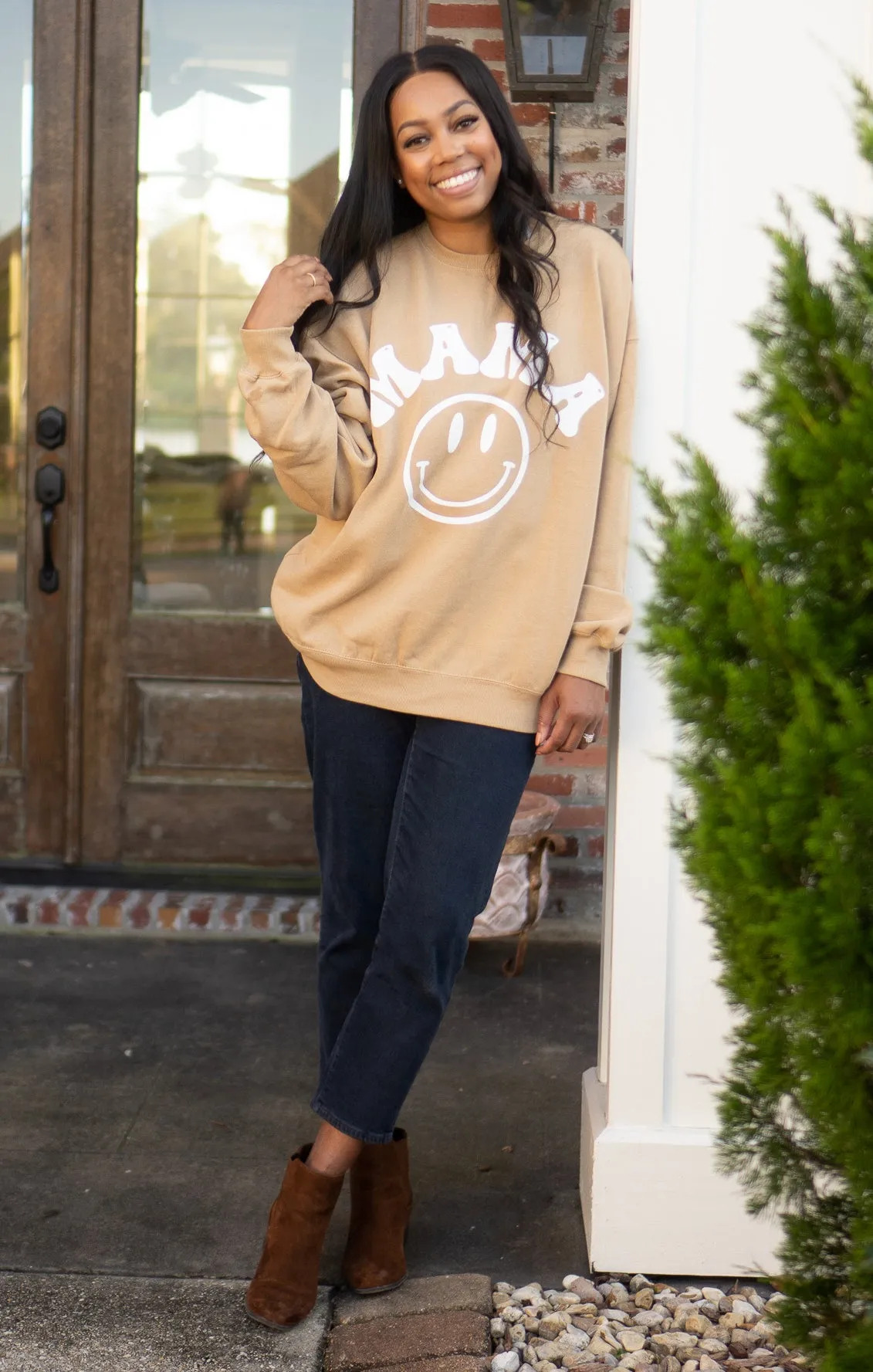 Stanley Sweatshirt ~ Lächel Mama Grafik