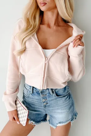 Stärker Jeden Tag Reißverschluss-Hoodie (Rosa)